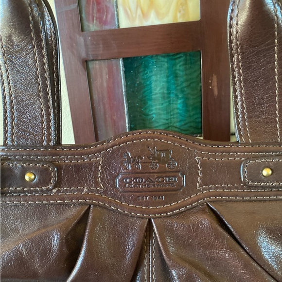 NWOT Coach Brown Leather Handbag - Picture 16 of 16